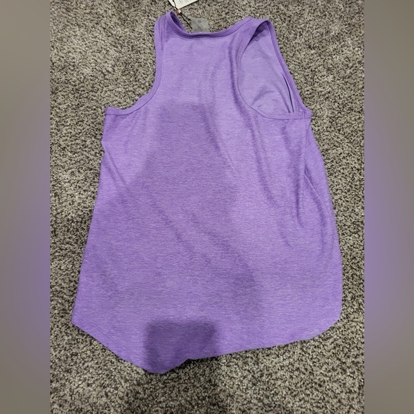 NWT Calia Lustralux Cutaway Tank Heathered Purple - Picture 4 of 5